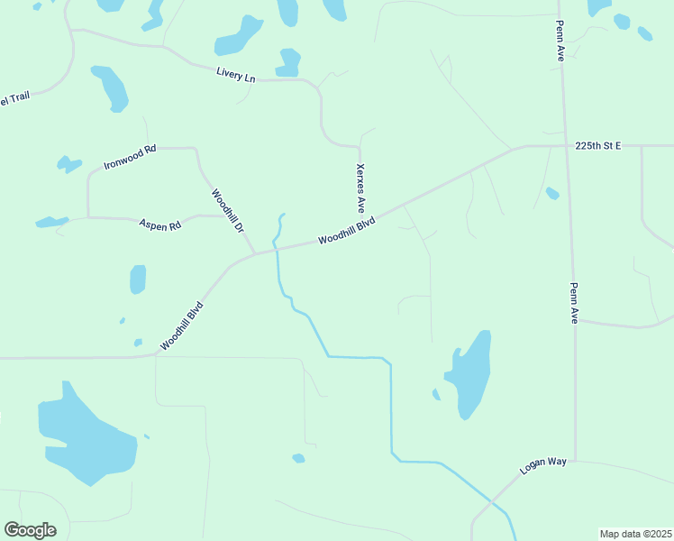 map of restaurants, bars, coffee shops, grocery stores, and more near 9881 Woodhill Boulevard in Lakeville