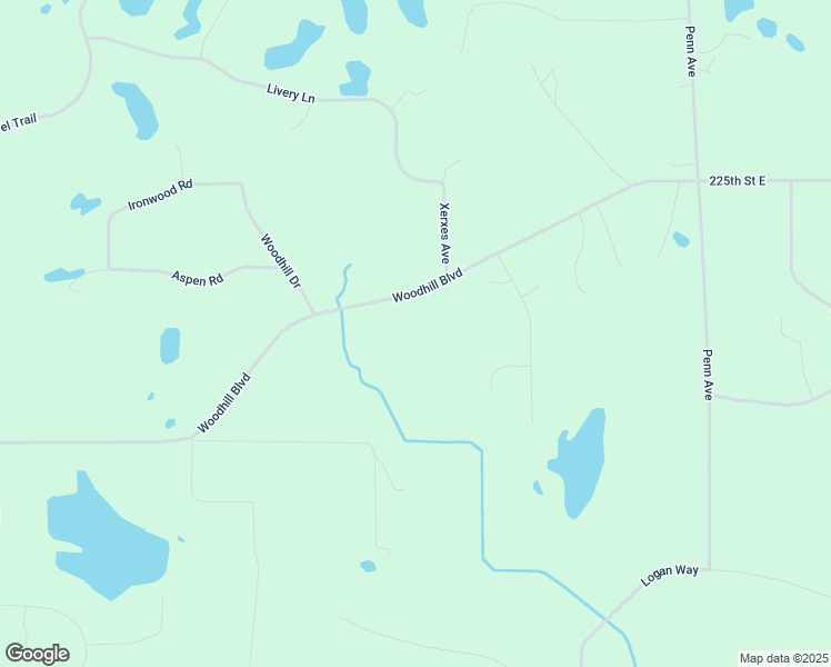 map of restaurants, bars, coffee shops, grocery stores, and more near 9881 Woodhill Boulevard in Lakeville