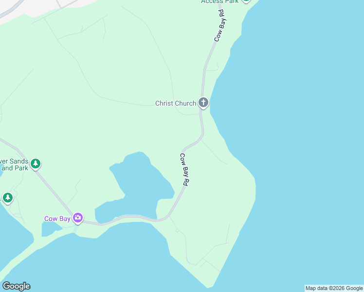 map of restaurants, bars, coffee shops, grocery stores, and more near 1534 Cow Bay Road in Cow Bay