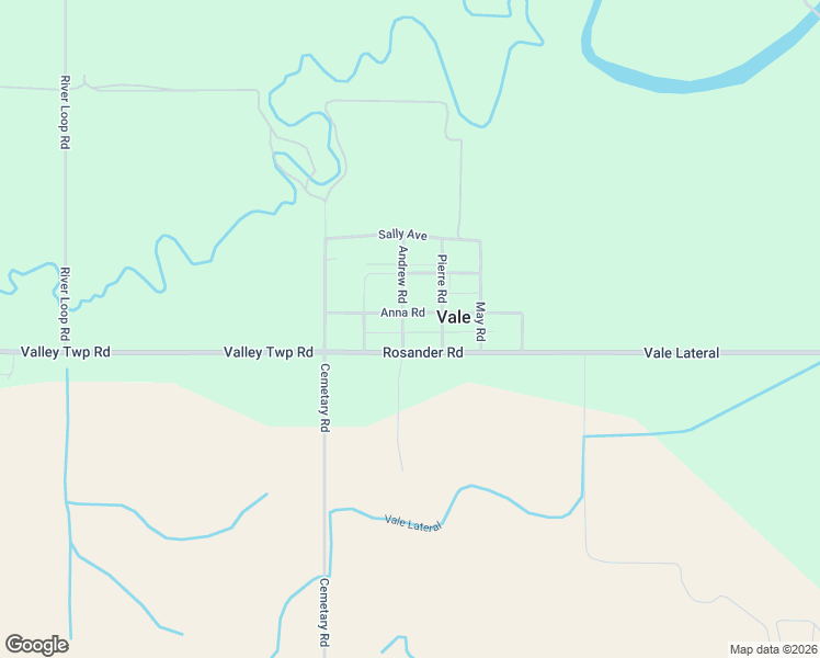 map of restaurants, bars, coffee shops, grocery stores, and more near 310 Andrew Road in Vale