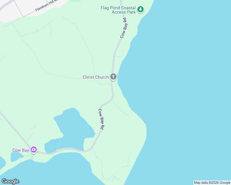 map of restaurants, bars, coffee shops, grocery stores, and more near 1585 Cow Bay Road in Cow Bay