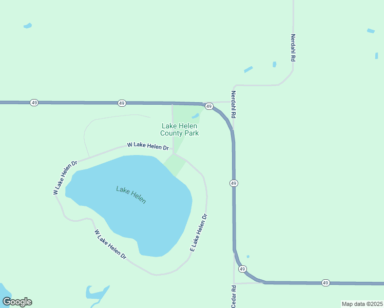 map of restaurants, bars, coffee shops, grocery stores, and more near 3185 East Lake Helen Drive in Rosholt