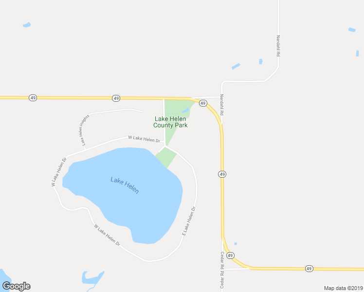 map of restaurants, bars, coffee shops, grocery stores, and more near 3185 East Lake Helen Drive in Rosholt