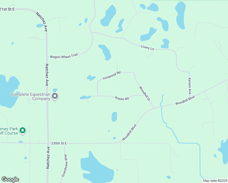 map of restaurants, bars, coffee shops, grocery stores, and more near 9474 Aspen Road in Lakeville