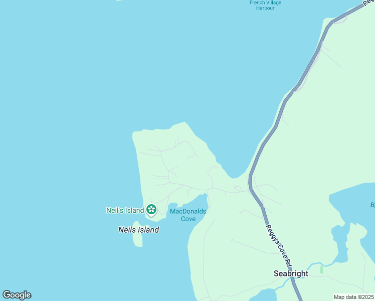 map of restaurants, bars, coffee shops, grocery stores, and more near 31 Sunrise Lane in Seabright