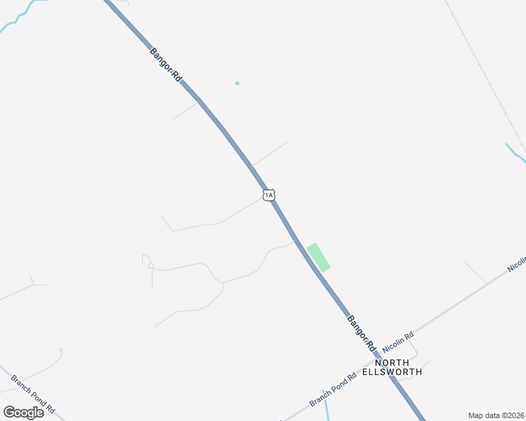 map of restaurants, bars, coffee shops, grocery stores, and more near 1360 Bangor Road in Ellsworth