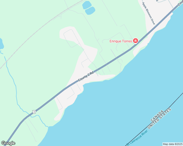 map of restaurants, bars, coffee shops, grocery stores, and more near 1118 County Road 2 in Brockville
