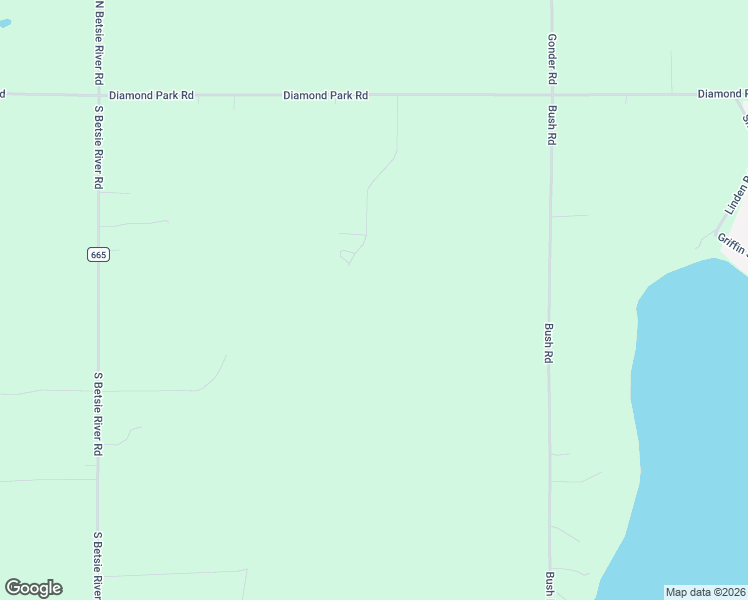 map of restaurants, bars, coffee shops, grocery stores, and more near 4210-4404 Bush Road in Interlochen