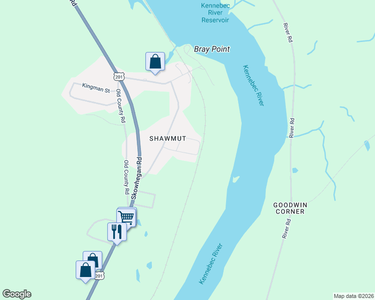 map of restaurants, bars, coffee shops, grocery stores, and more near 12 Church Street in Fairfield