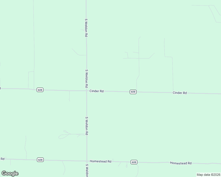 map of restaurants, bars, coffee shops, grocery stores, and more near 13000-13322 Cinder Road in Beulah