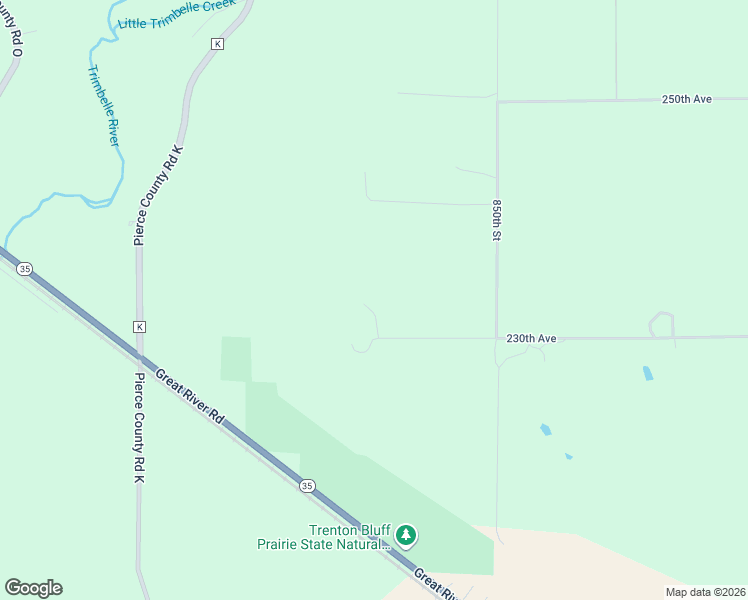 map of restaurants, bars, coffee shops, grocery stores, and more near 8615 230th Avenue in Hager City