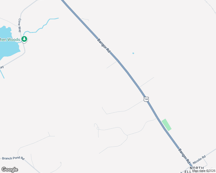 map of restaurants, bars, coffee shops, grocery stores, and more near 1420 Bangor Road in Ellsworth