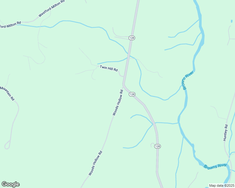 map of restaurants, bars, coffee shops, grocery stores, and more near 851 Woods Hollow Road in Westford