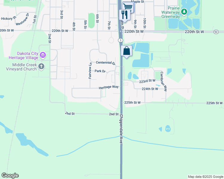 map of restaurants, bars, coffee shops, grocery stores, and more near 706 Heritage Way in Farmington