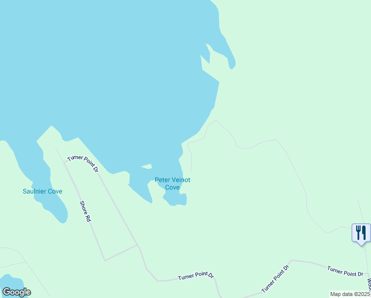 map of restaurants, bars, coffee shops, grocery stores, and more near 408 Sherbrooke Lane in Mahone Bay