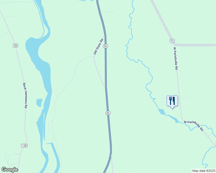 map of restaurants, bars, coffee shops, grocery stores, and more near 6065 New York 56 in Potsdam