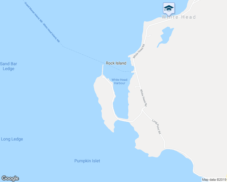 map of restaurants, bars, coffee shops, grocery stores, and more near White Head Road in White Head