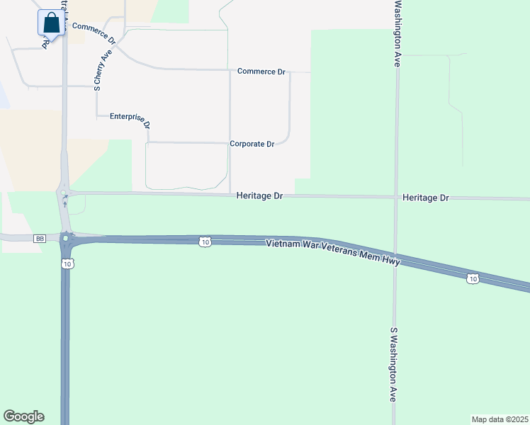 map of restaurants, bars, coffee shops, grocery stores, and more near 900 Heritage Drive in Marshfield