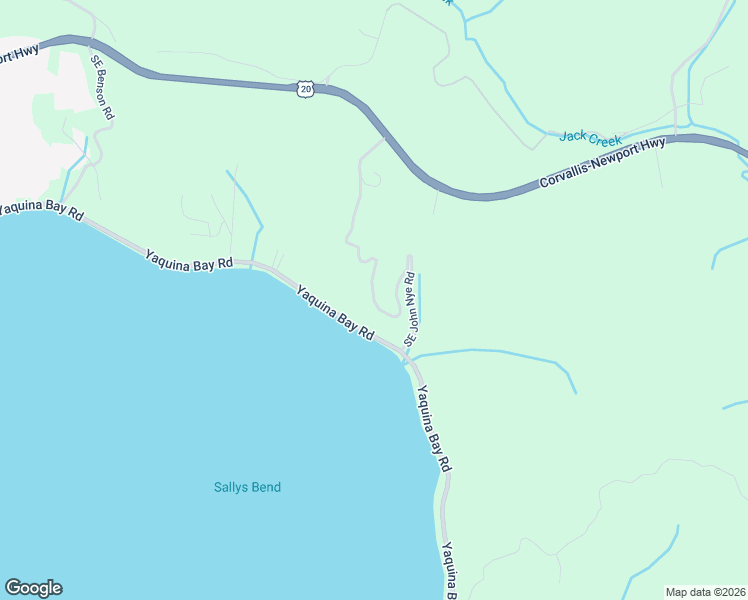 map of restaurants, bars, coffee shops, grocery stores, and more near 695 Southeast John Nye Road in Newport