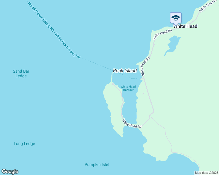 map of restaurants, bars, coffee shops, grocery stores, and more near White Head Road in White Head