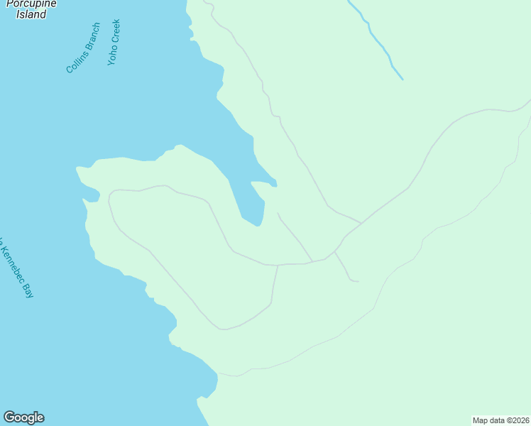 map of restaurants, bars, coffee shops, grocery stores, and more near Yoho Cove Road in Machiasport