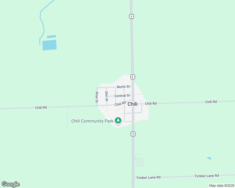 map of restaurants, bars, coffee shops, grocery stores, and more near W940 Central Street in Chili