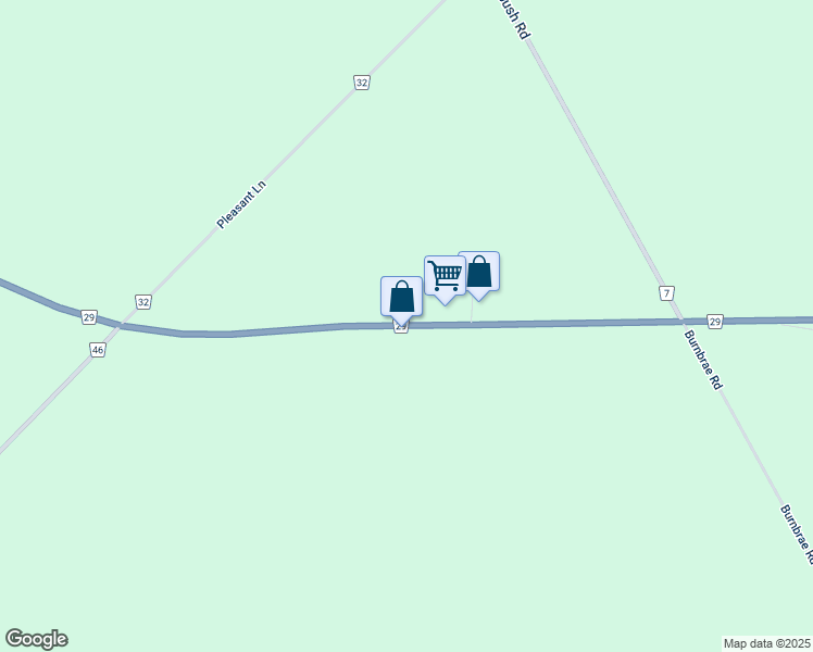 map of restaurants, bars, coffee shops, grocery stores, and more near Highway 29 in Brockville