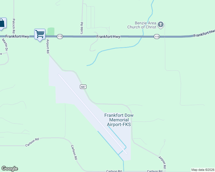 map of restaurants, bars, coffee shops, grocery stores, and more near 513 Airport Road in Frankfort