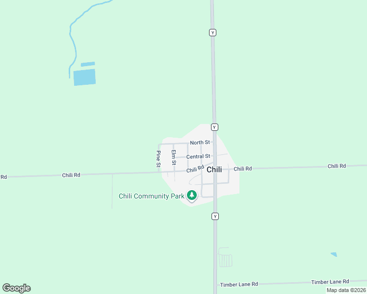 map of restaurants, bars, coffee shops, grocery stores, and more near W940 Central Street in Chili