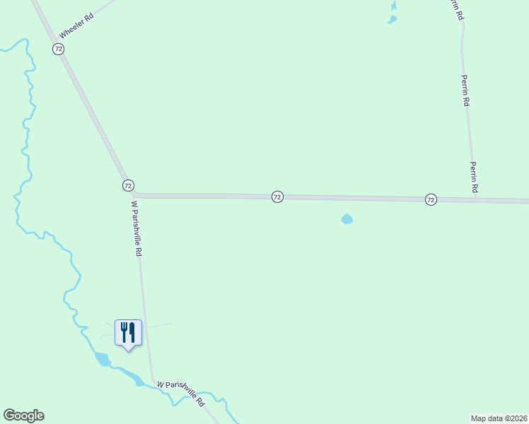 map of restaurants, bars, coffee shops, grocery stores, and more near 386 State Highway 72 in Potsdam