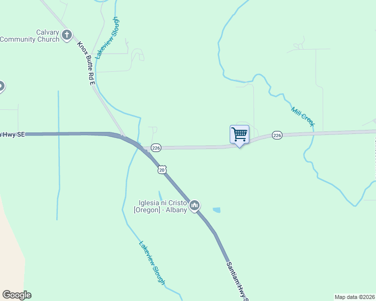 map of restaurants, bars, coffee shops, grocery stores, and more near 36270 Highway 226 in Albany