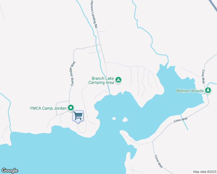 map of restaurants, bars, coffee shops, grocery stores, and more near 186 Hanson Landing Road in Ellsworth