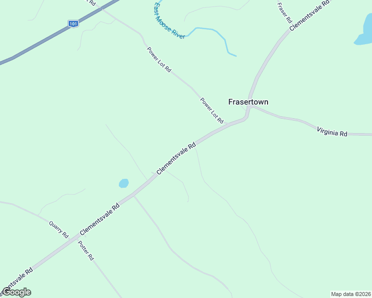 map of restaurants, bars, coffee shops, grocery stores, and more near Clementsvale Road in Annapolis County