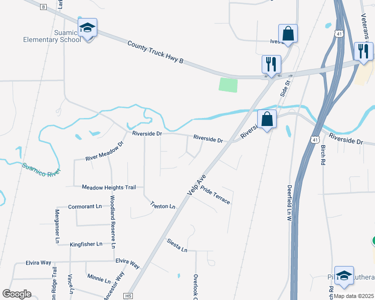 1899 Riverside Drive, Suamico WI Walk Score