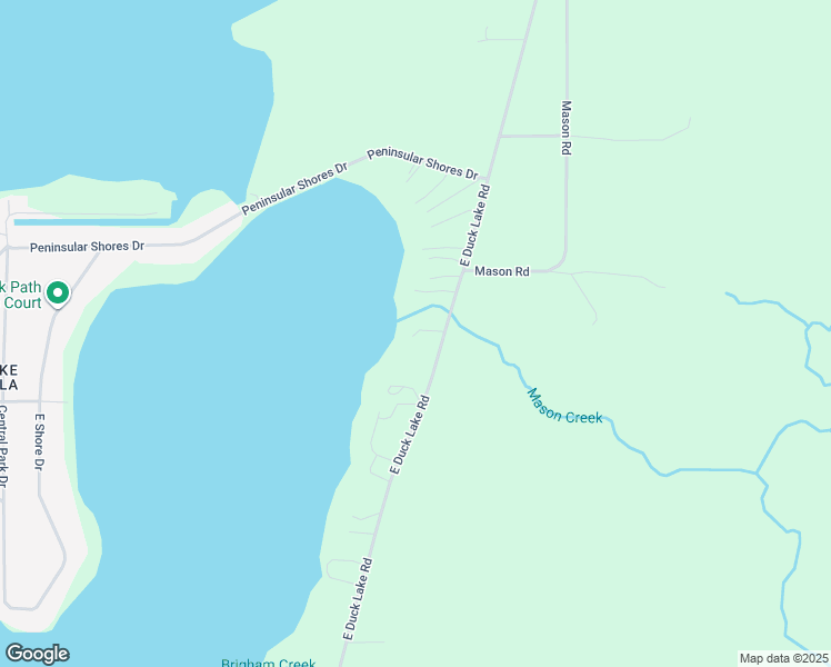 map of restaurants, bars, coffee shops, grocery stores, and more near 4022 Water View Dr in Grand Traverse