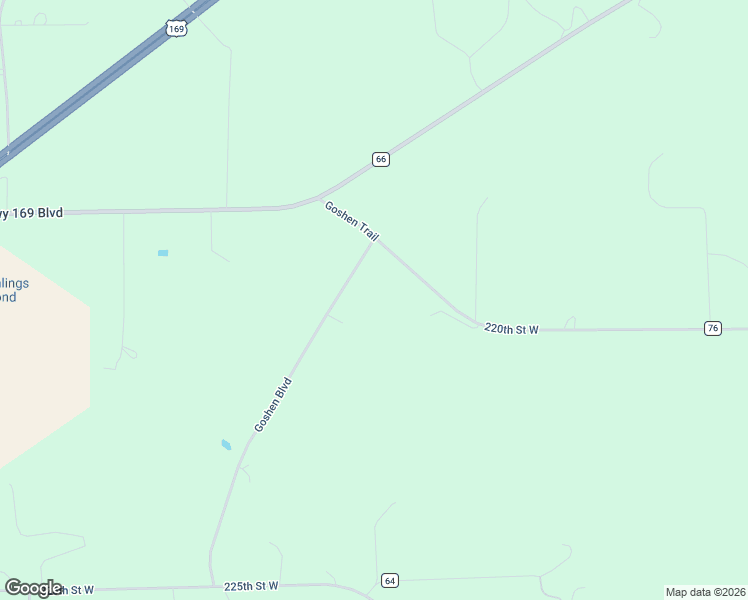 map of restaurants, bars, coffee shops, grocery stores, and more near 21975 Goshen Boulevard in Belle Plaine