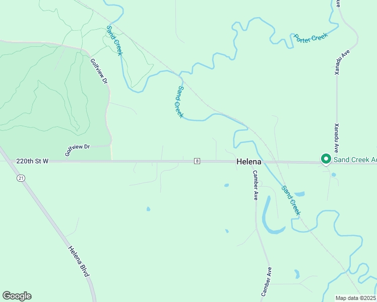 map of restaurants, bars, coffee shops, grocery stores, and more near 3610 220th Street West in Jordan