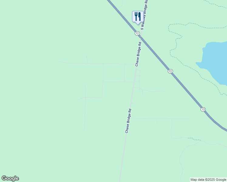 map of restaurants, bars, coffee shops, grocery stores, and more near Loud Lane in Grayling