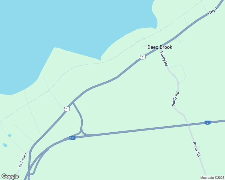 map of restaurants, bars, coffee shops, grocery stores, and more near 428 Highway 1 in Deep Brook