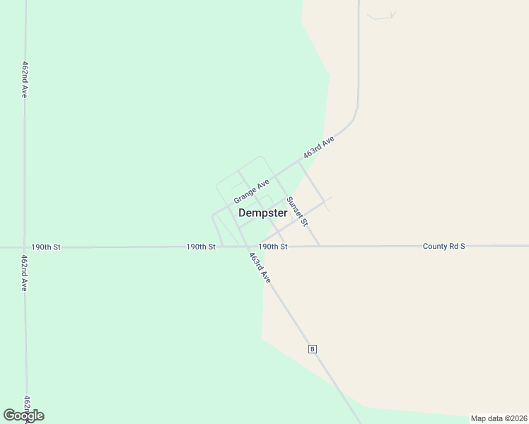 map of restaurants, bars, coffee shops, grocery stores, and more near Oakwood Street in Hamlin County