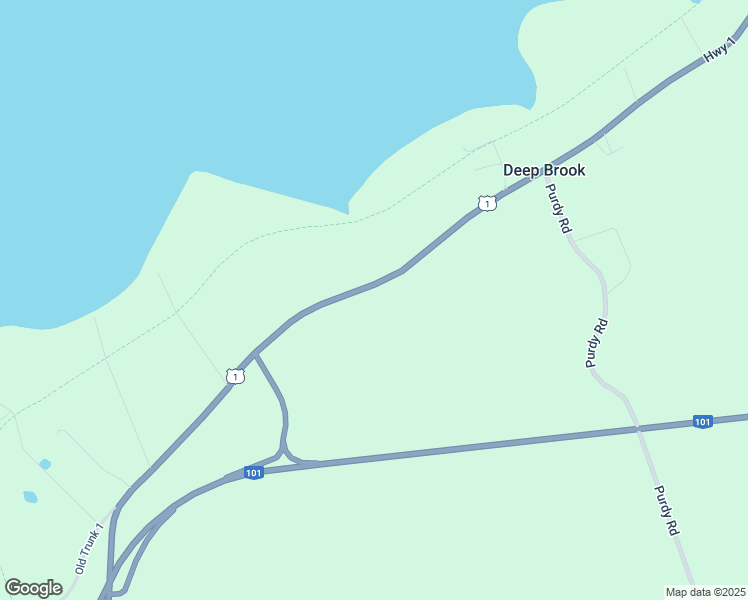 map of restaurants, bars, coffee shops, grocery stores, and more near 428 Highway 1 in Deep Brook