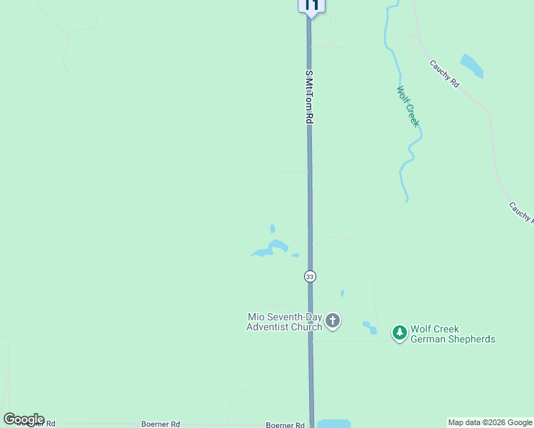 map of restaurants, bars, coffee shops, grocery stores, and more near 1408-1448 Mount Tom Road in Mio