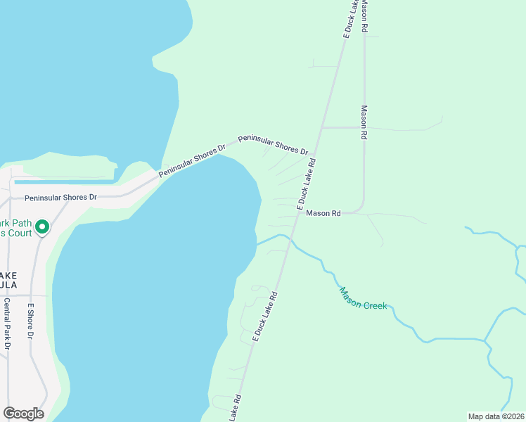 map of restaurants, bars, coffee shops, grocery stores, and more near 3774 East Duck Lake Road in Grawn