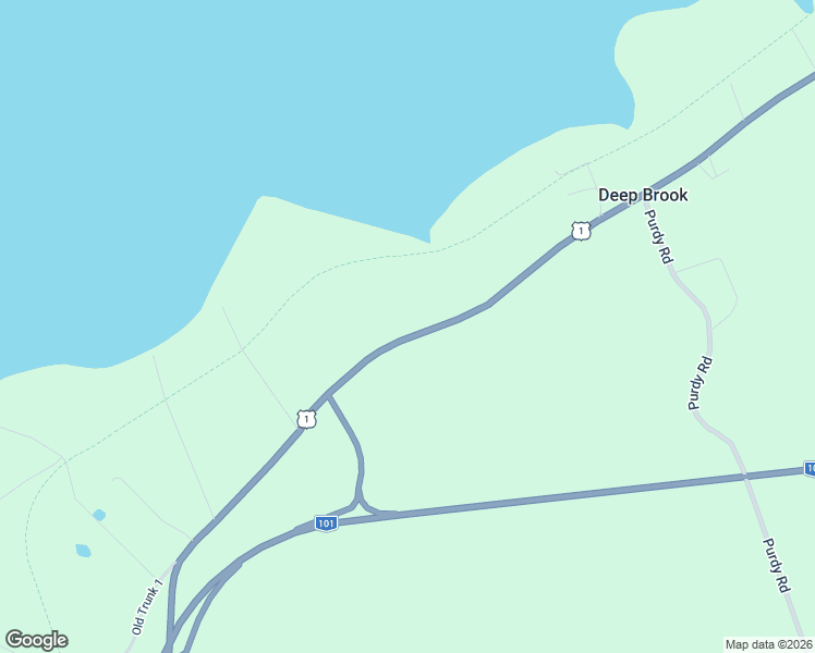 map of restaurants, bars, coffee shops, grocery stores, and more near 389 Evangeline Trail in Deep Brook
