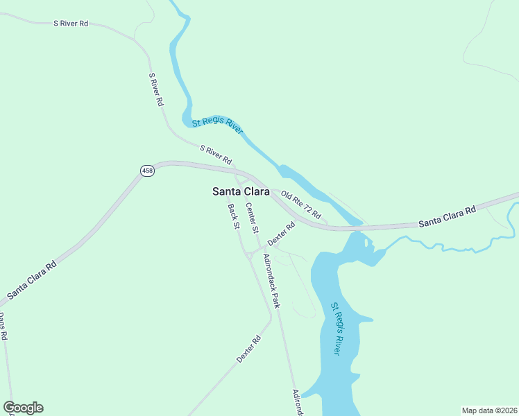 map of restaurants, bars, coffee shops, grocery stores, and more near 19 Center Street in Saint Regis Falls