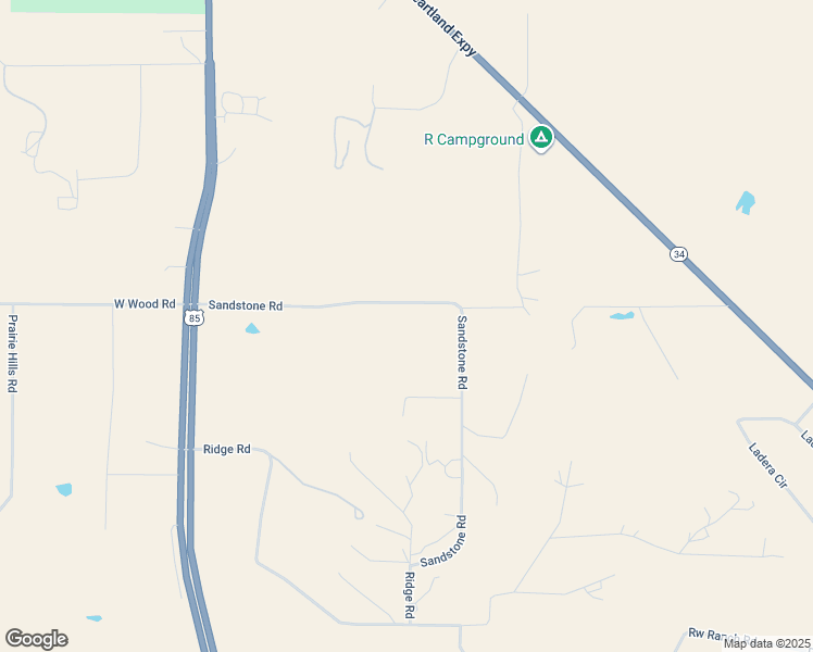 map of restaurants, bars, coffee shops, grocery stores, and more near 19136 Sandstone Road in Belle Fourche