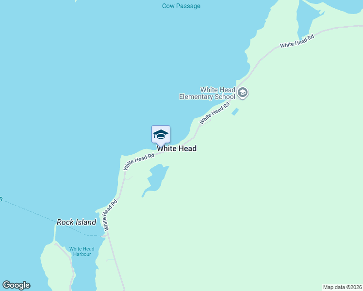 map of restaurants, bars, coffee shops, grocery stores, and more near 232 White Head Road in White Head