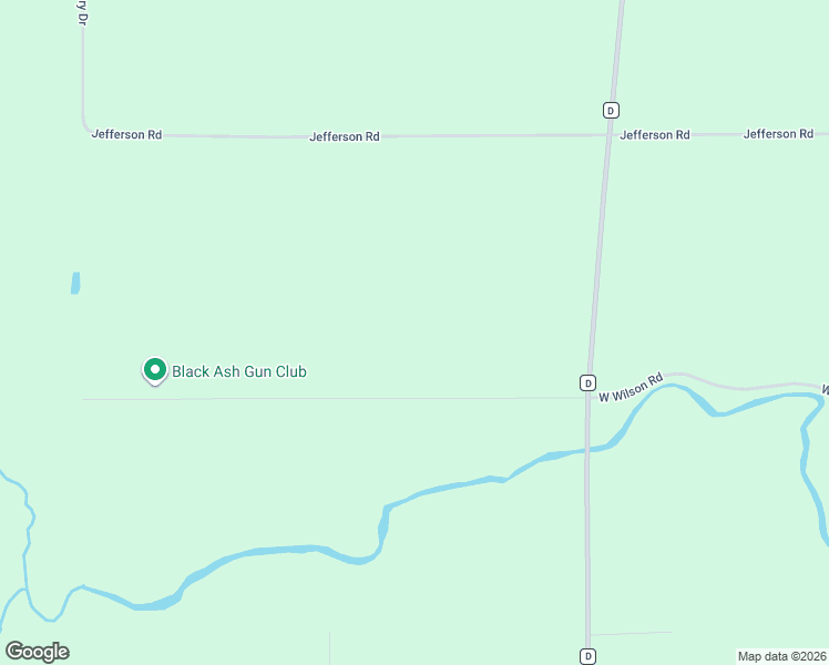 map of restaurants, bars, coffee shops, grocery stores, and more near E5108 W Wilson Rd in Algoma