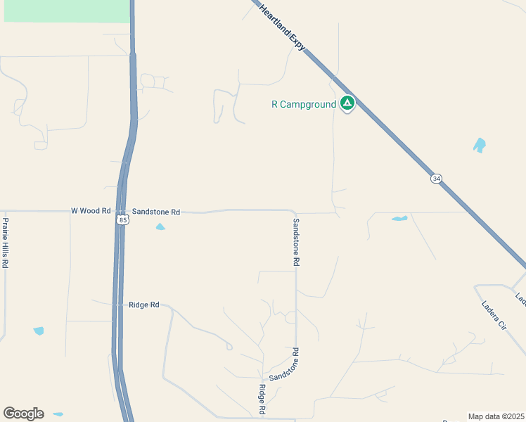 map of restaurants, bars, coffee shops, grocery stores, and more near 19136 Sandstone Road in Belle Fourche