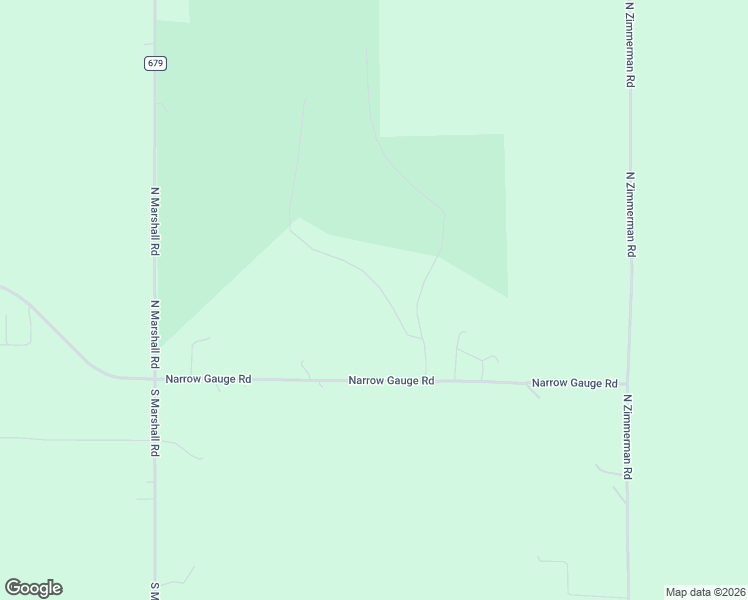 map of restaurants, bars, coffee shops, grocery stores, and more near Narrow Gauge Road in Beulah